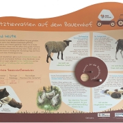 Nutztierrassen auf dem Bauernhof